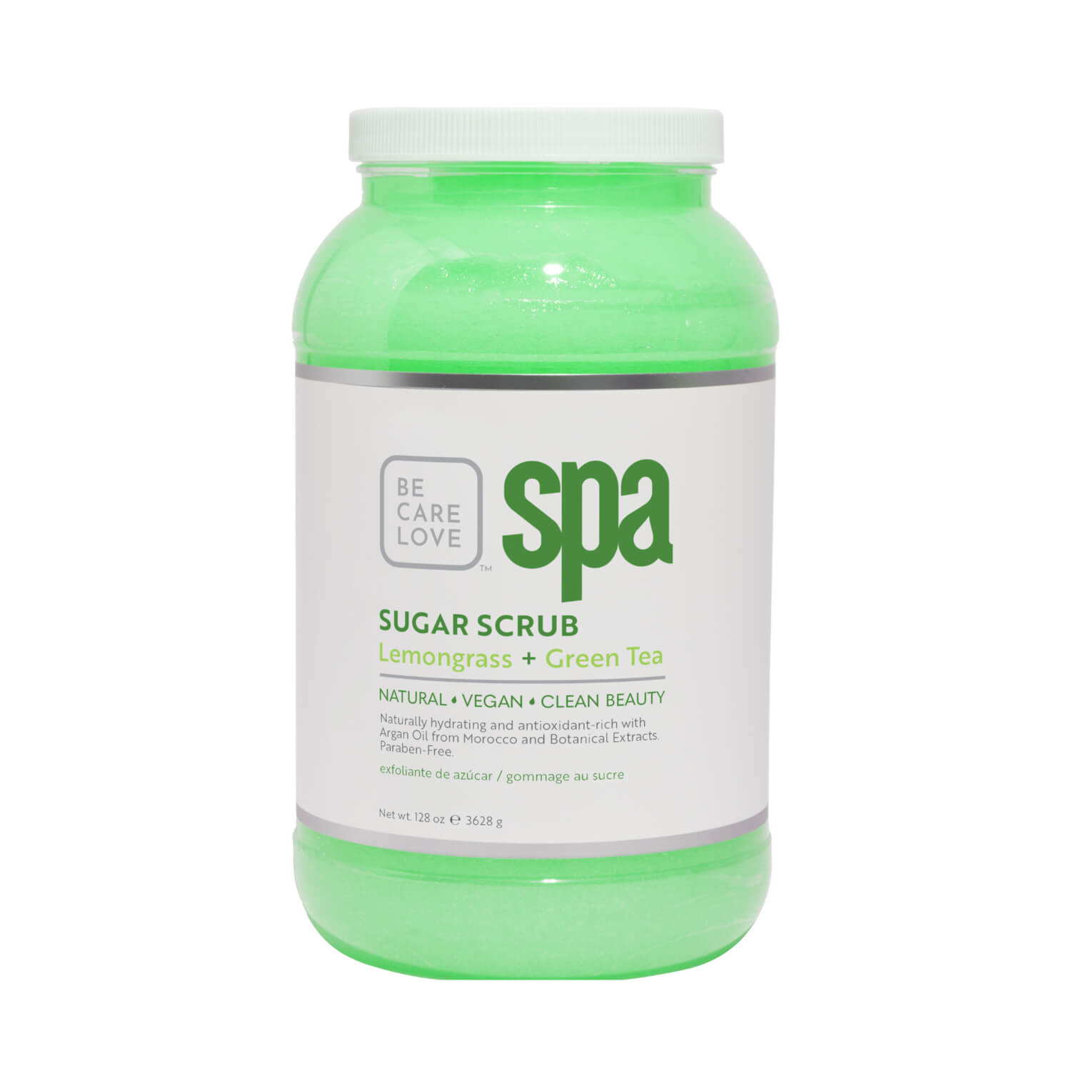 BCL SPA Sugar Srub 128 Oz - Lemongrass and Green Tea