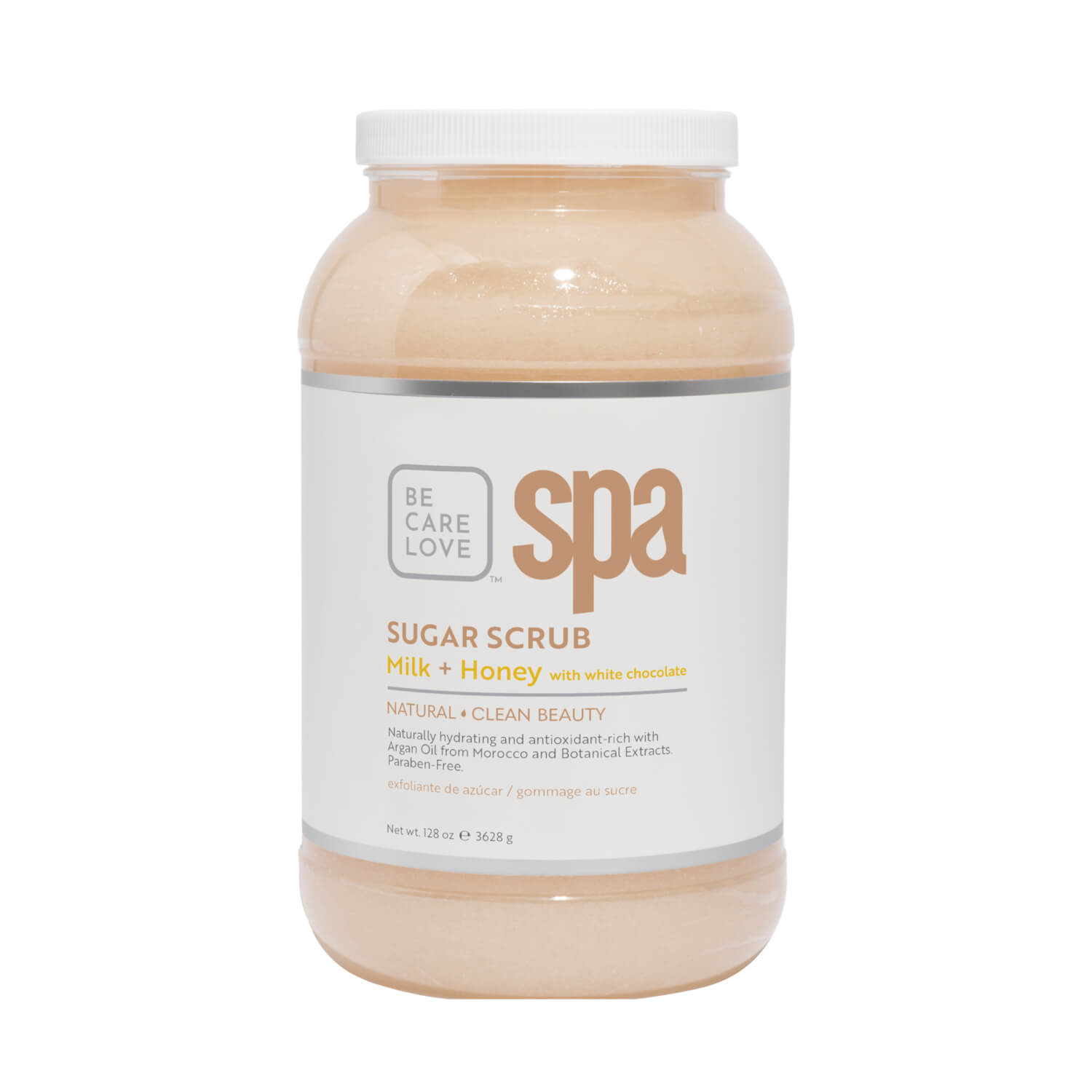 BCL SPA Sugar Srub 128 Oz - Milk and Honey with White Chocolate