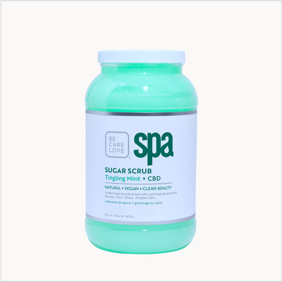 BCL SPA Sugar Srub 128 Oz - Tingling Mint + CBD