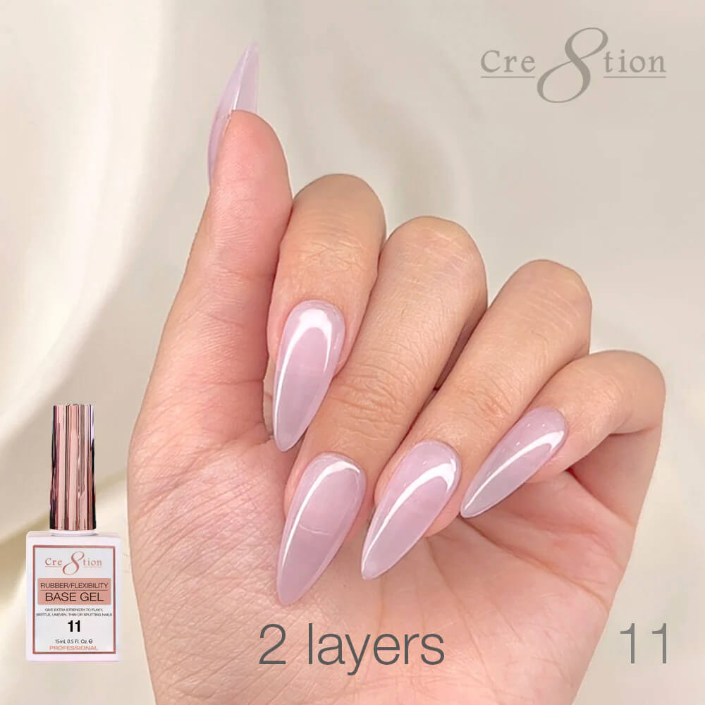 Cre8tion Rubber/ Flexibility Base Gel 0.5oz #11