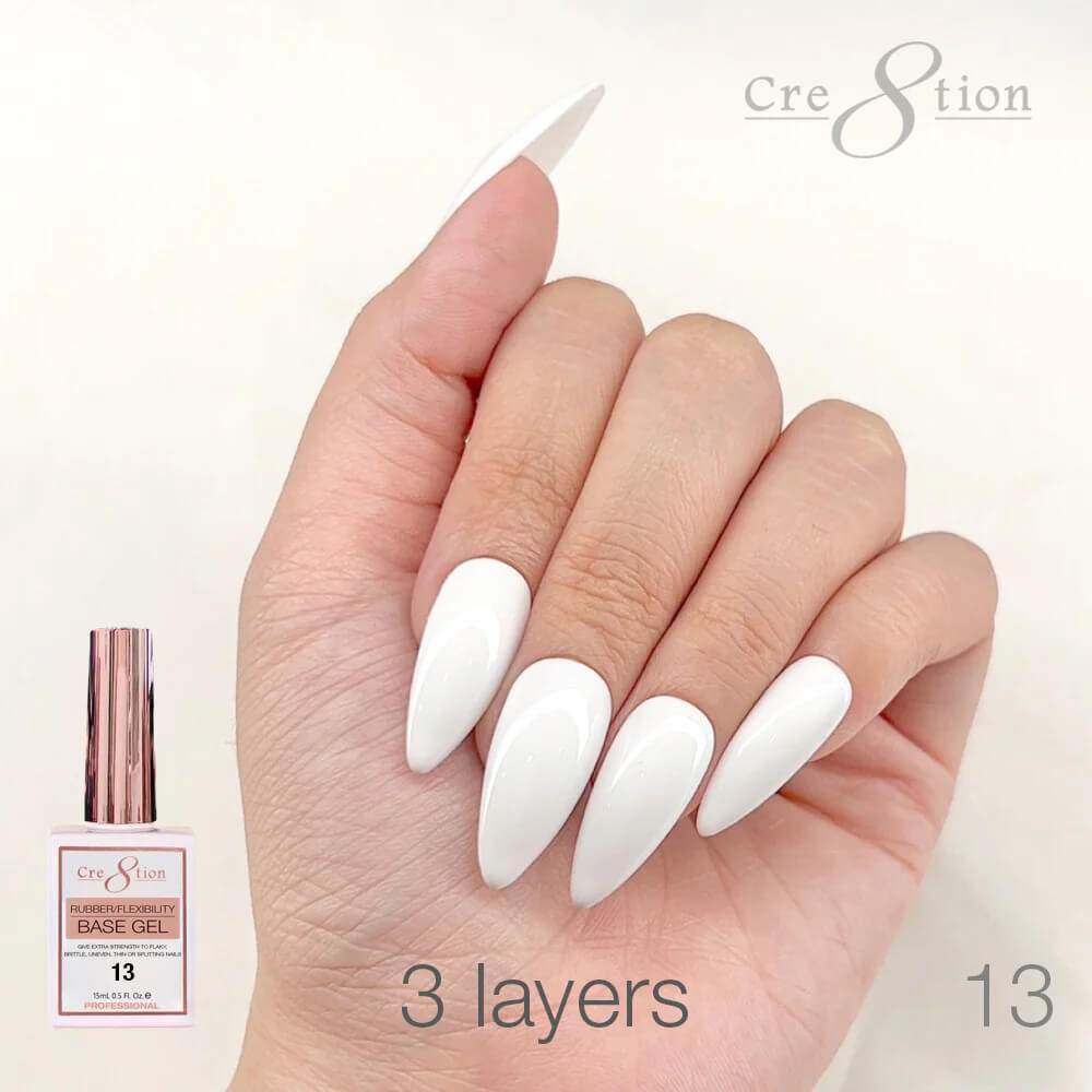 Cre8tion Rubber/ Flexibility Base Gel 0.5oz #13
