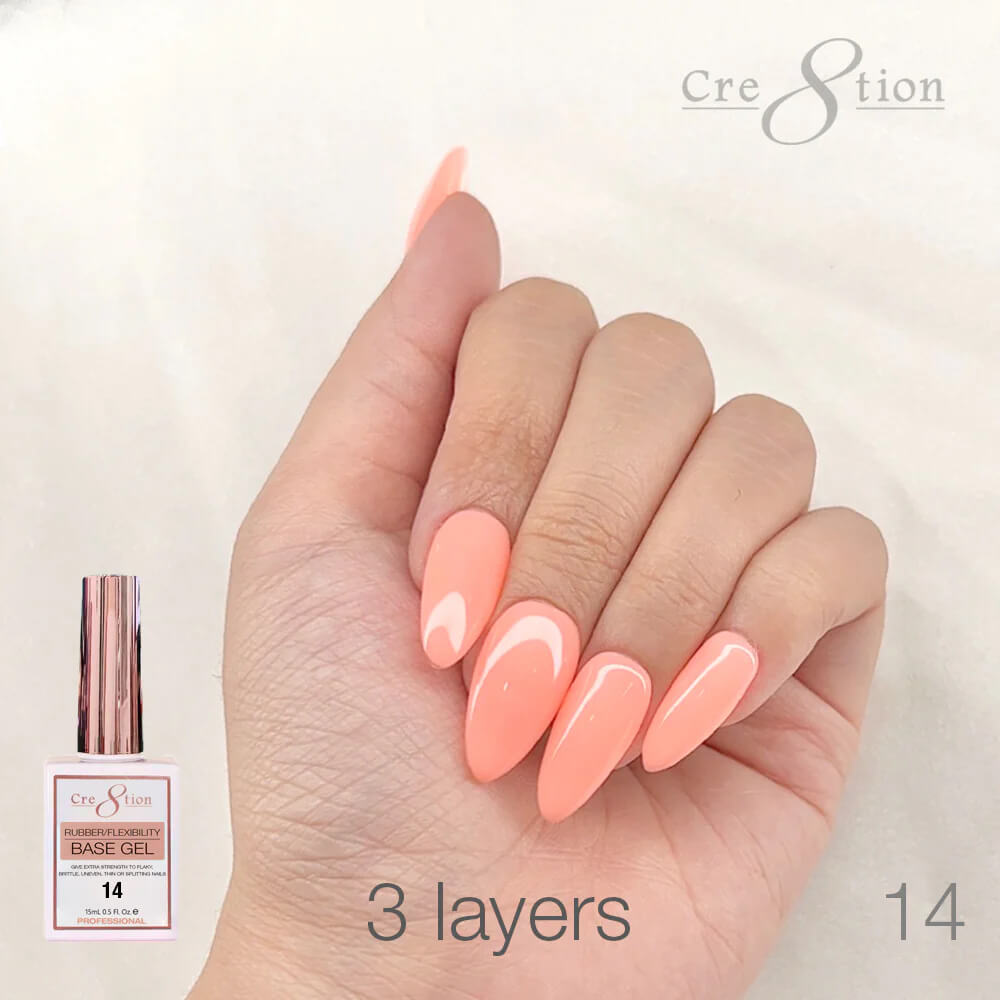 Cre8tion Rubber/ Flexibility Base Gel 0.5oz #14