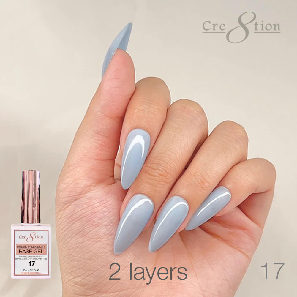 Cre8tion Rubber/ Flexibility Base Gel 0.5oz #17