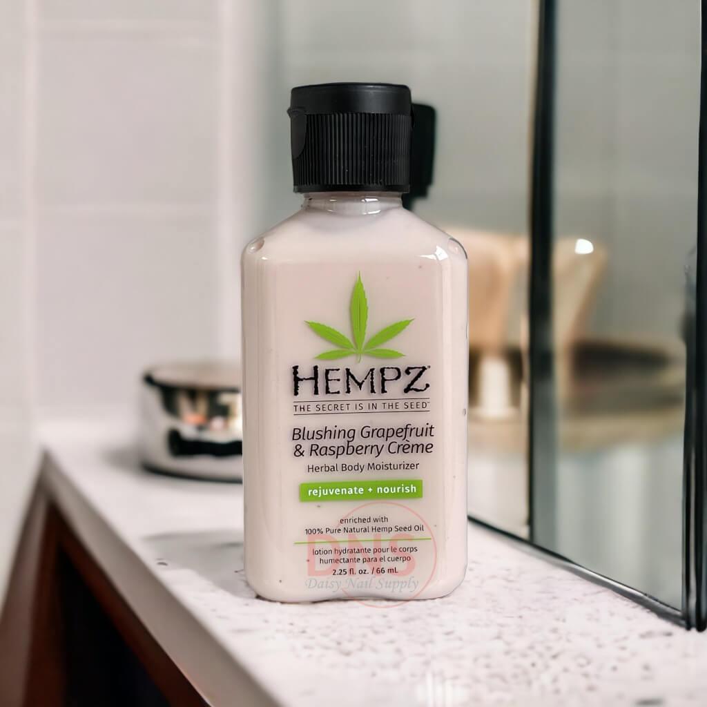 Hempz Lotion Herbal Body Moisturizer 2.25 fl oz - Blushing Grapefruit & Raspberry Creme