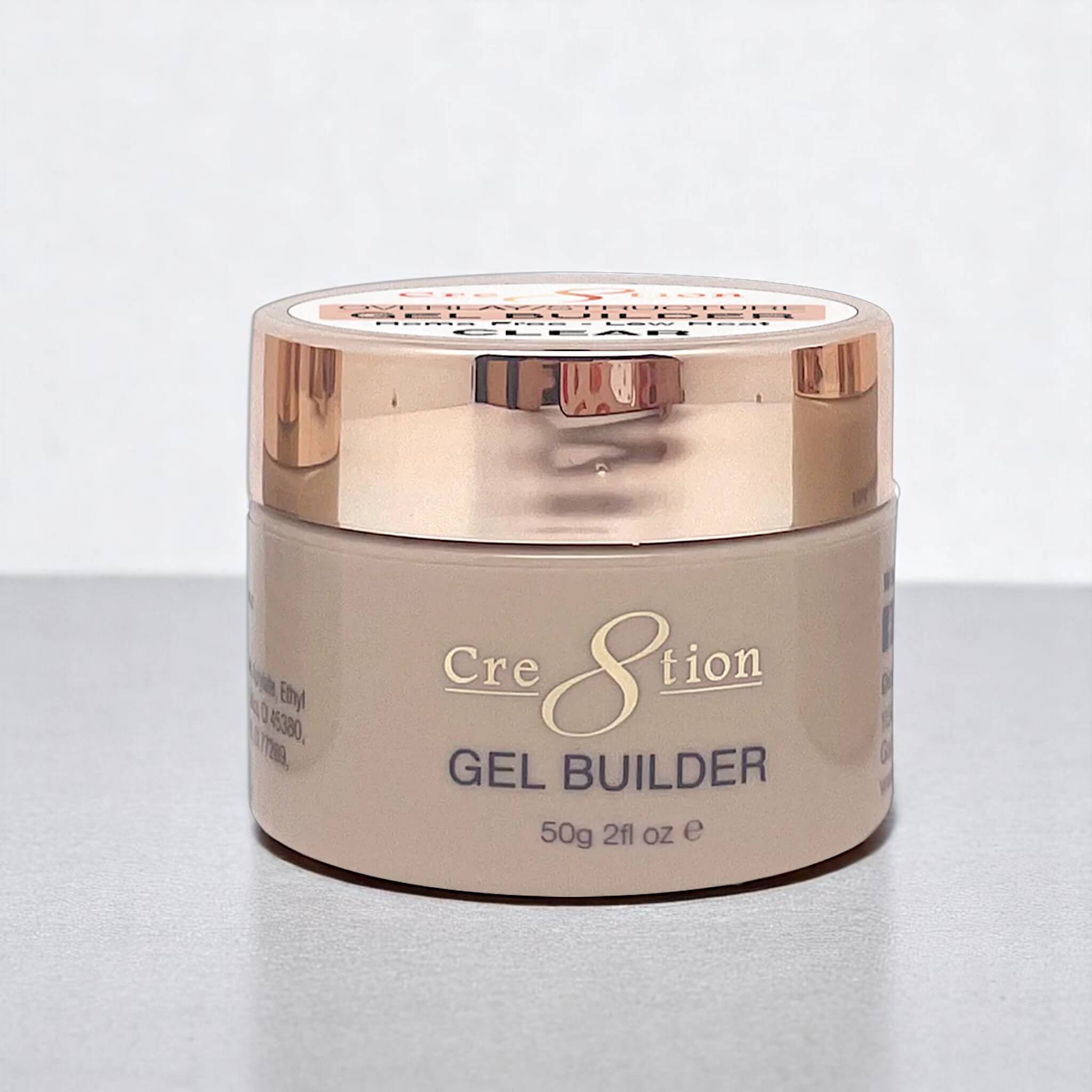 Cre8tion Overlay / Structure Builder Gel in Jar 2oz - Hema Free - CLEAR