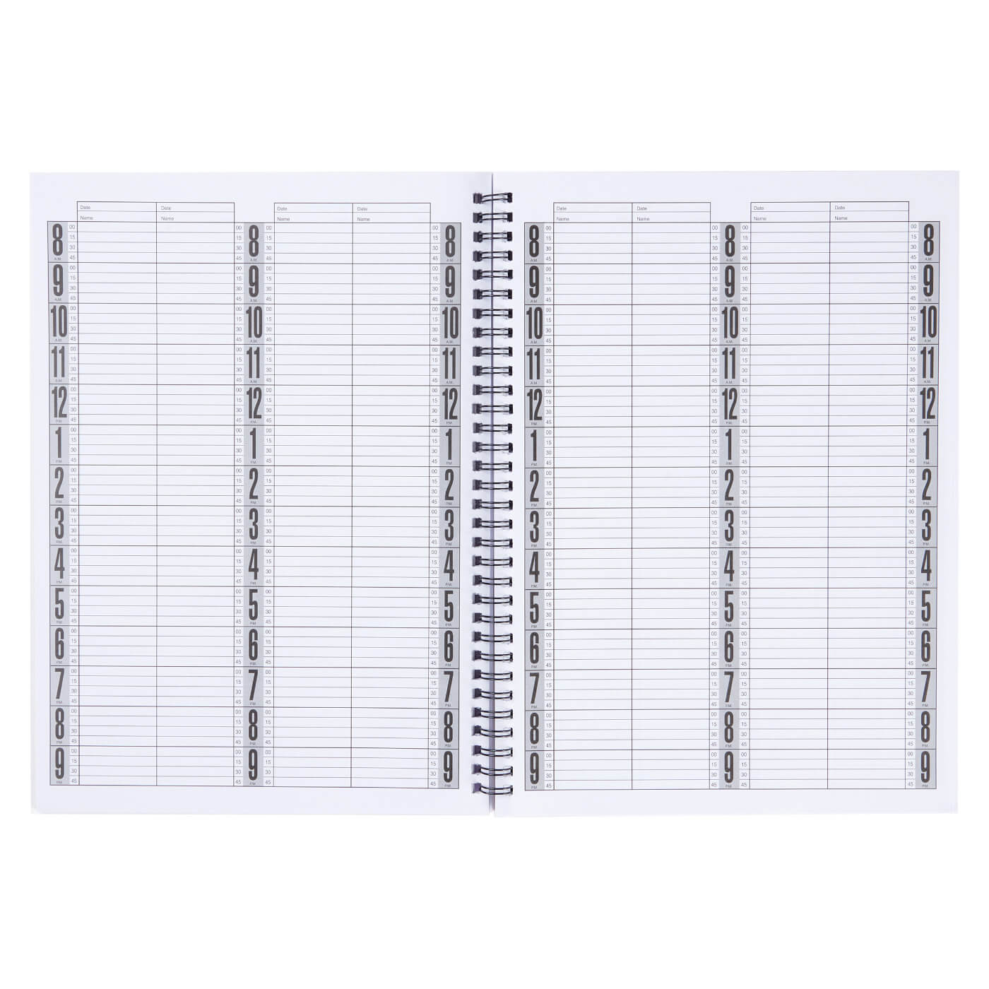 DL Pro Appointment Book, 4-Column Item# DL - C203