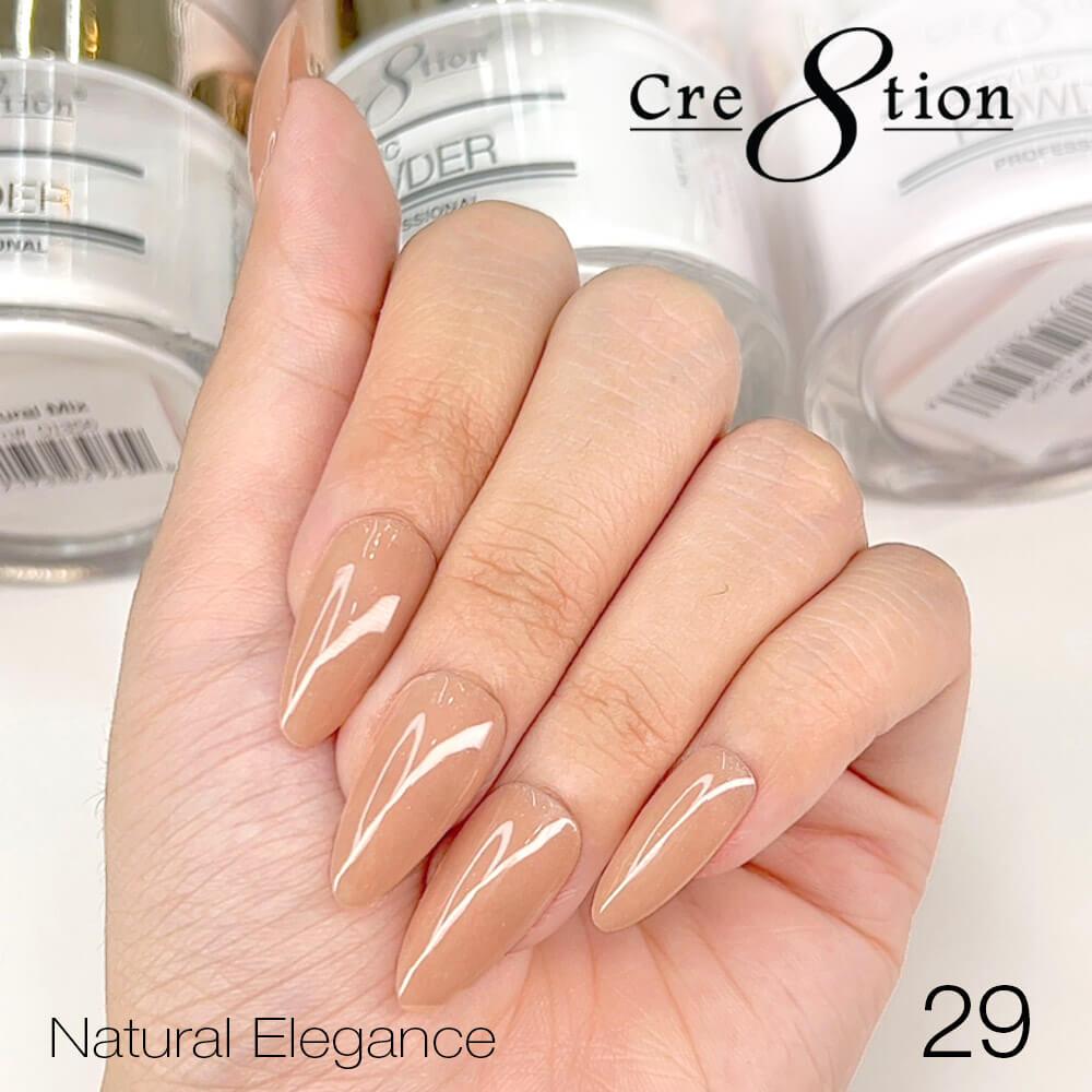 Cre8tion Acrylic Powder 4 Oz - Natural Elegance #29