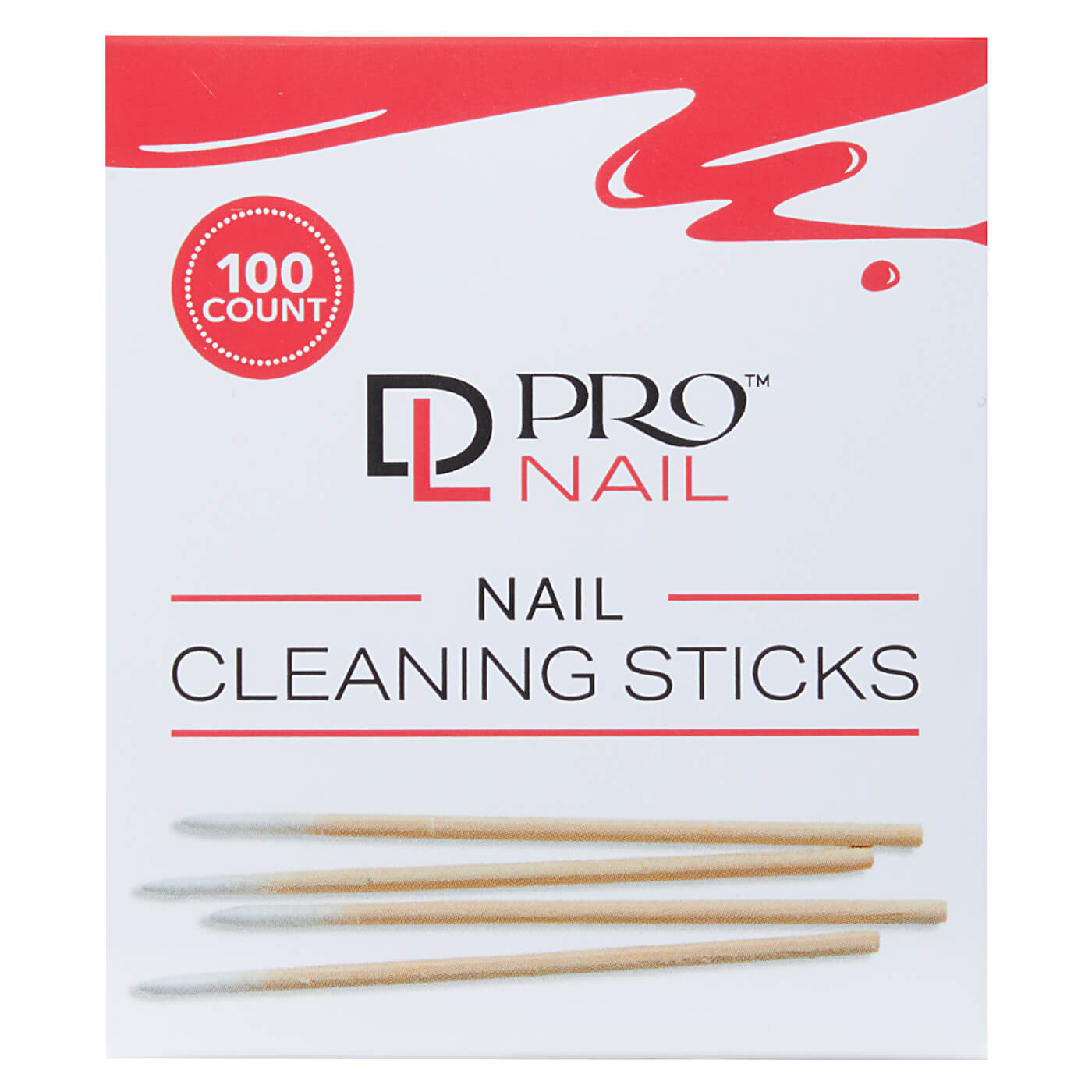 DL Pro Nail Cleaning Sticks - 100 pk. Item# DL - C631