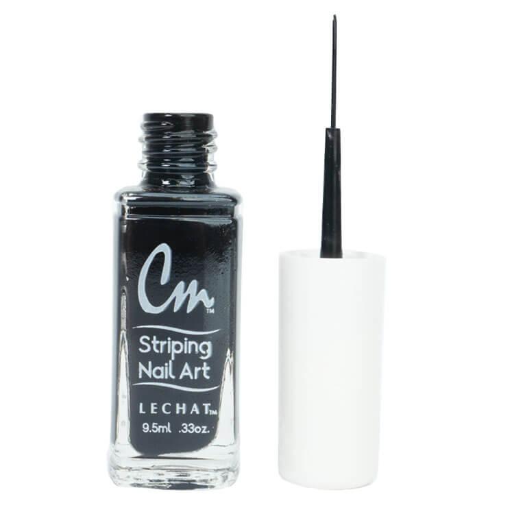 Lechat CM Striping Nail Art Lacquer .33 Oz - CM01 Black