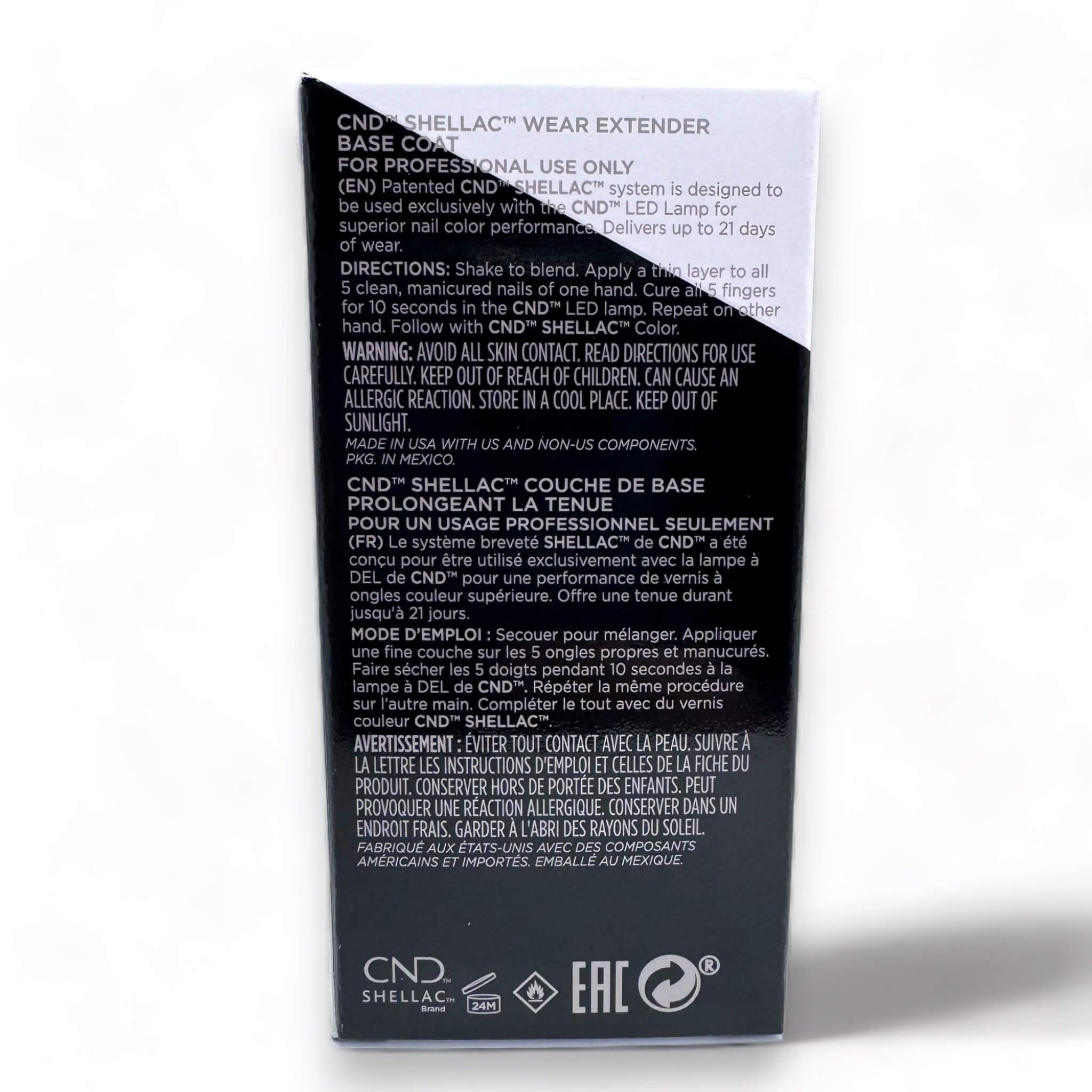 CND™ SHELLAC™ WEAR EXTENDER BASE COAT 0.42 Fl oz