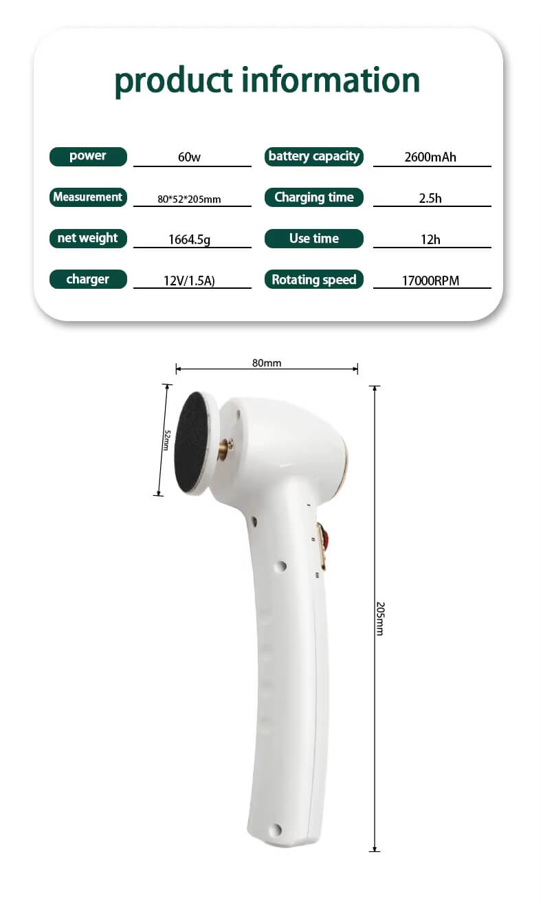 Rechargeable Cordless Callus Remover Machine