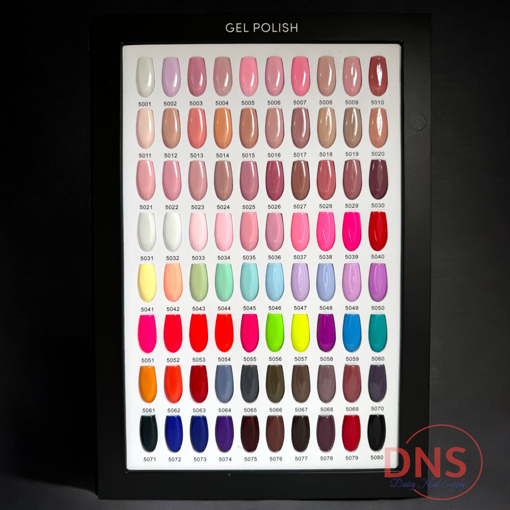 Chaun Legend Gel Polish set 80 colors from #5011 to 5080 + 1 Color chart book