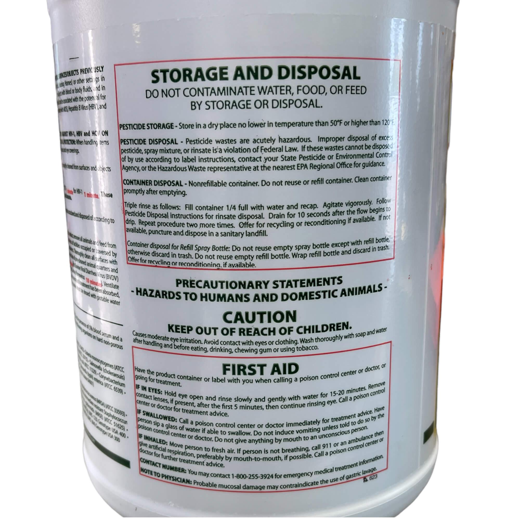 Citrus II Hospital Germicidal Deodorizing Cleaner - 1 Gallon