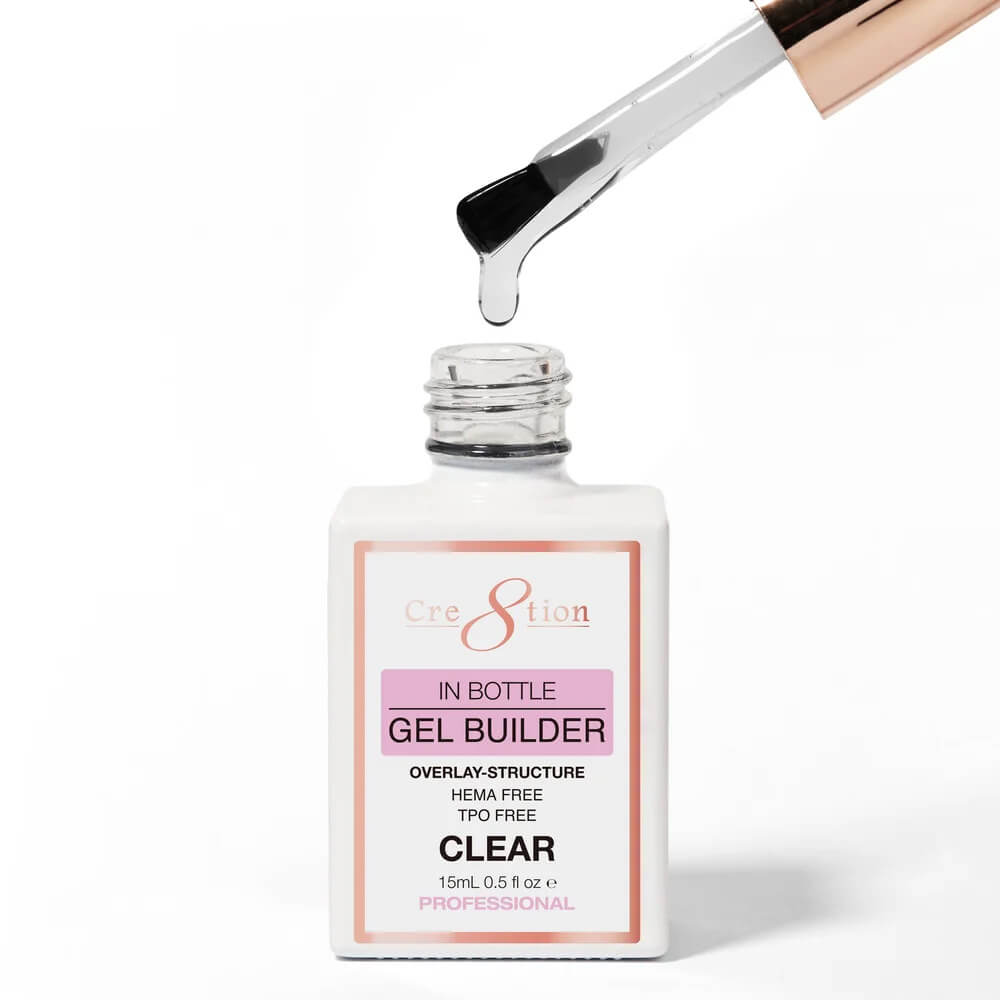 Cre8tion In Bottle Gel Builder Overlay Structure 0.5 Oz #CLEAR