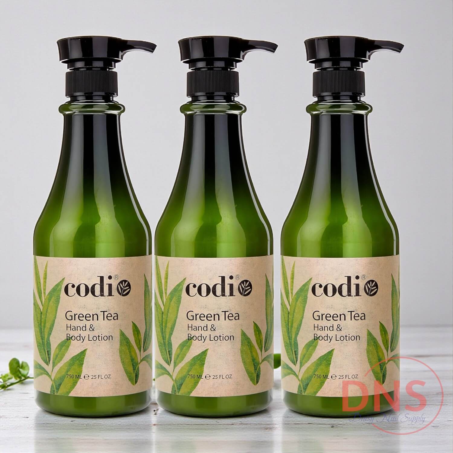 Codi Hand and Body Lotion 25 Oz - GREEN TEA (Pack of 3)