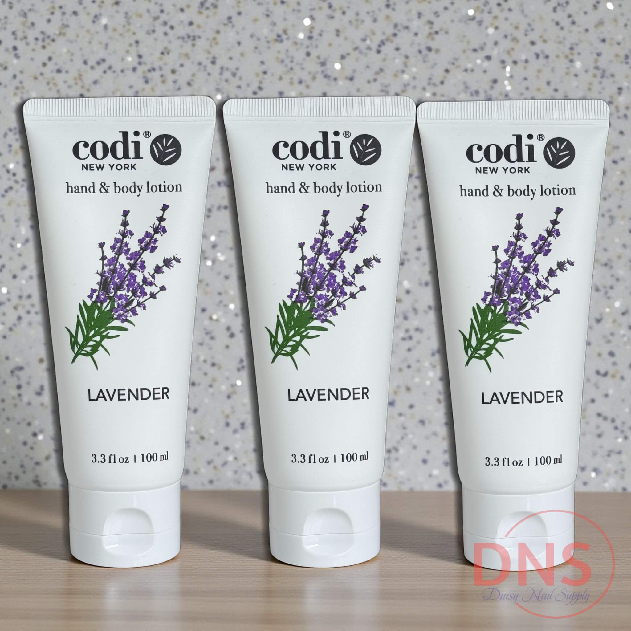 Codi Hand and Body Lotion 3.3 Fl Oz - LAVENDER (Pack of 3)