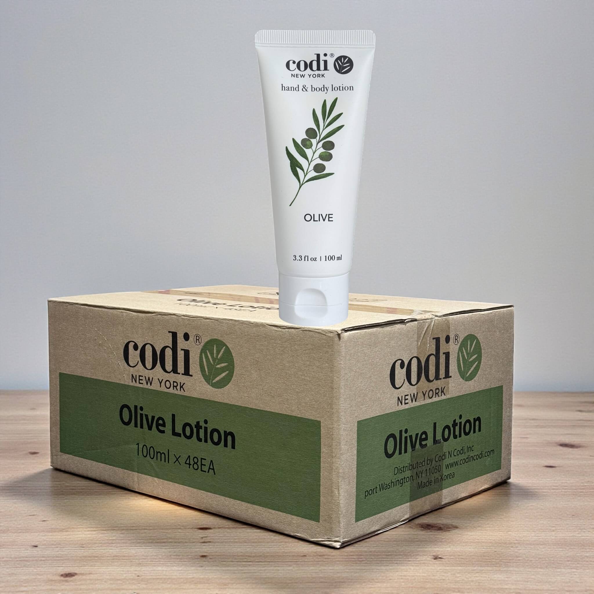 Codi Hand and Body Lotion 3.3 Fl Oz - OLIVE (Case_48 tubes)