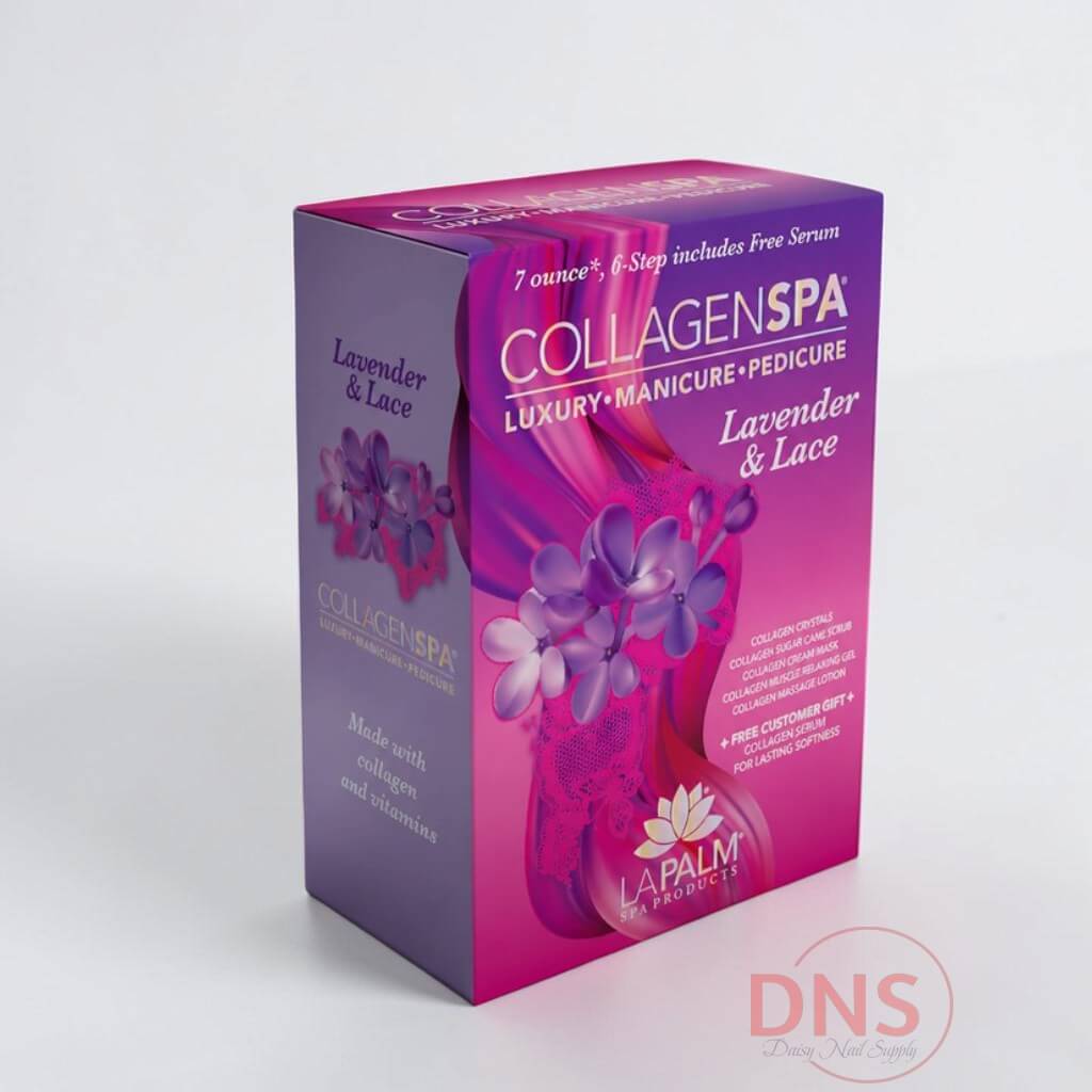 CollagenSpa Luxury Manicure Pedicure Kit - Lavender Lace (1 kit)