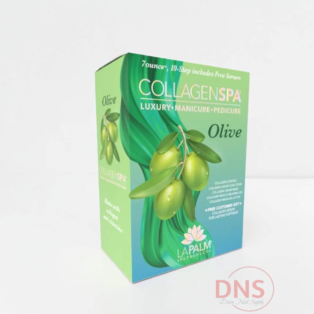 CollagenSpa Luxury Manicure Pedicure Kit - Olive (1 kit)