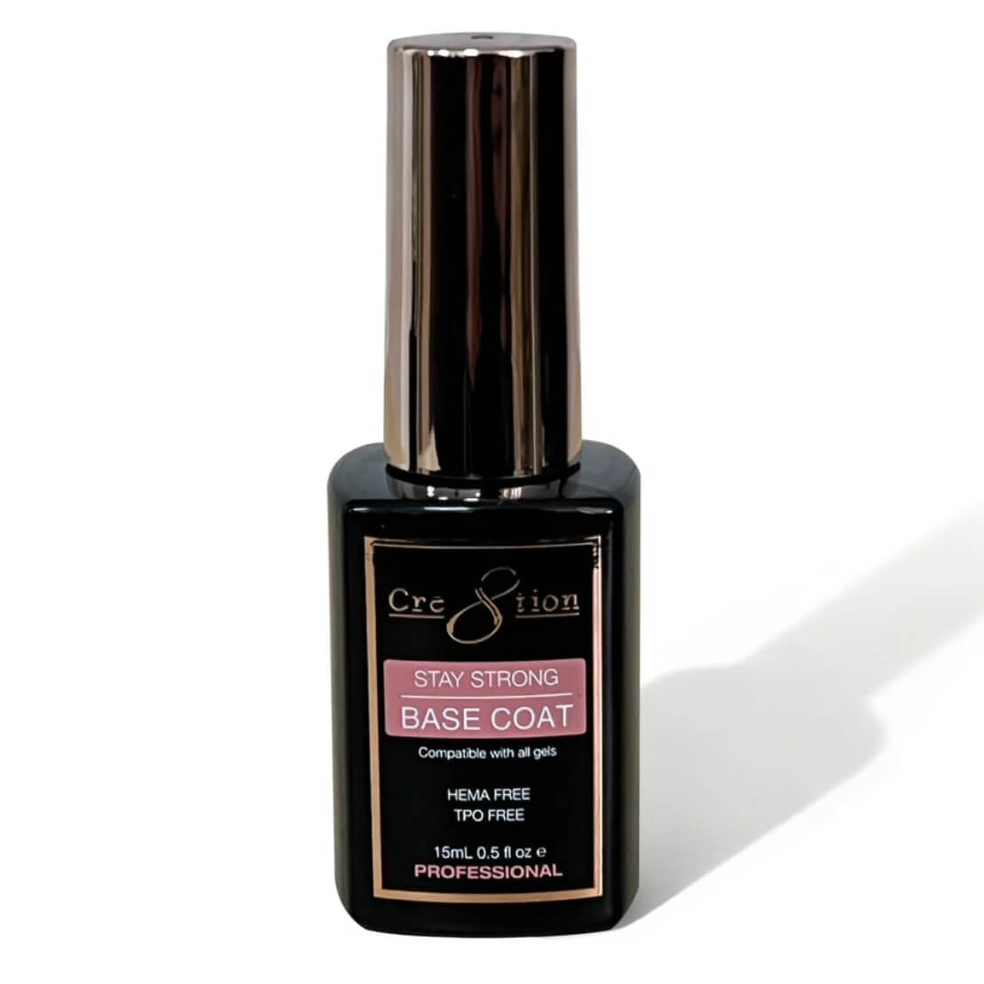 Cre8tion Soak Off Gel - Stay Strong Base Coat 0.5oz (HEMA/TPO Free)