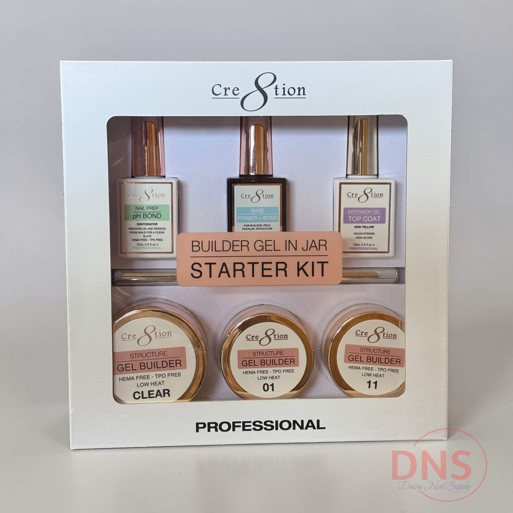 Cre8tion Structure Gel Builder in Jar - Starter Kit #38009