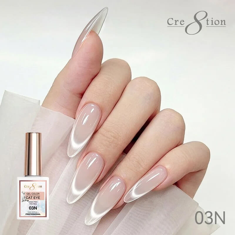 Cre8tion Cat Eye Soak Off Gel 0.5oz 03N