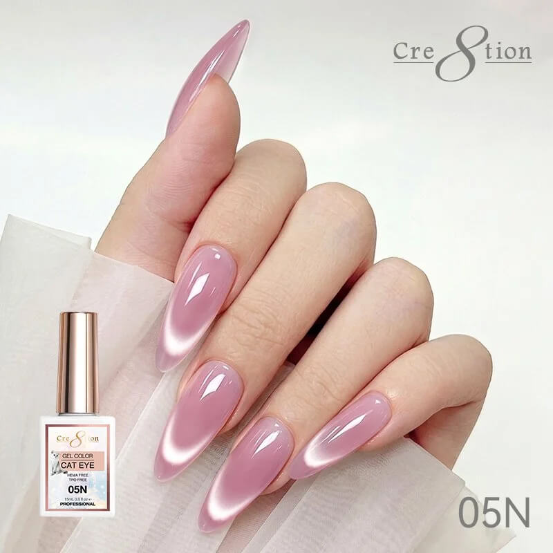 Cre8tion Cat Eye Soak Off Gel 0.5oz 05N