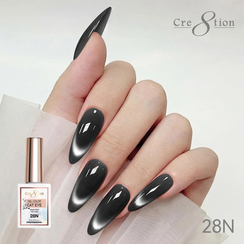 Cre8tion Cat Eye Soak Off Gel 0.5oz 28N