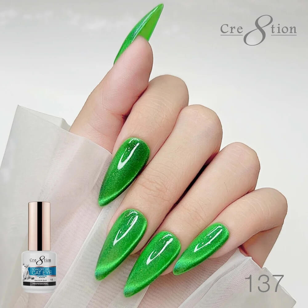 Cre8tion Soak Off  Gel Cat Eye 0.5 Oz #137