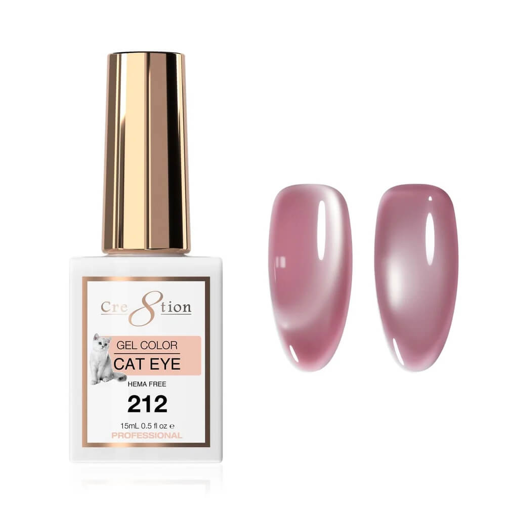 Cre8tion Soak Off  Gel Cat Eye 0.5 Oz #212