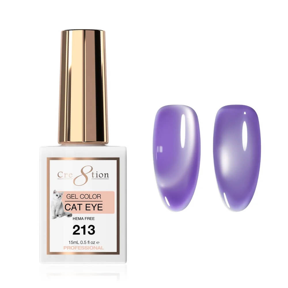 Cre8tion Soak Off  Gel Cat Eye 0.5 Oz #213
