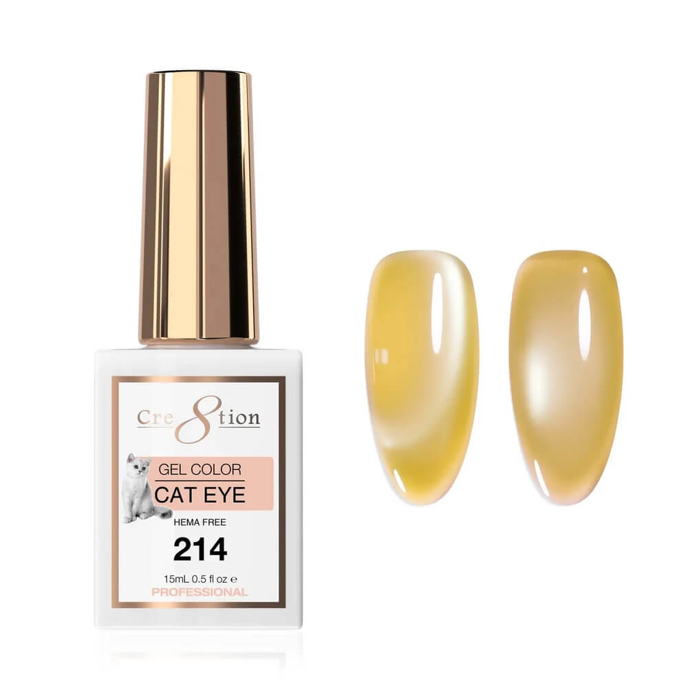 Cre8tion Soak Off  Gel Cat Eye 0.5 Oz #214