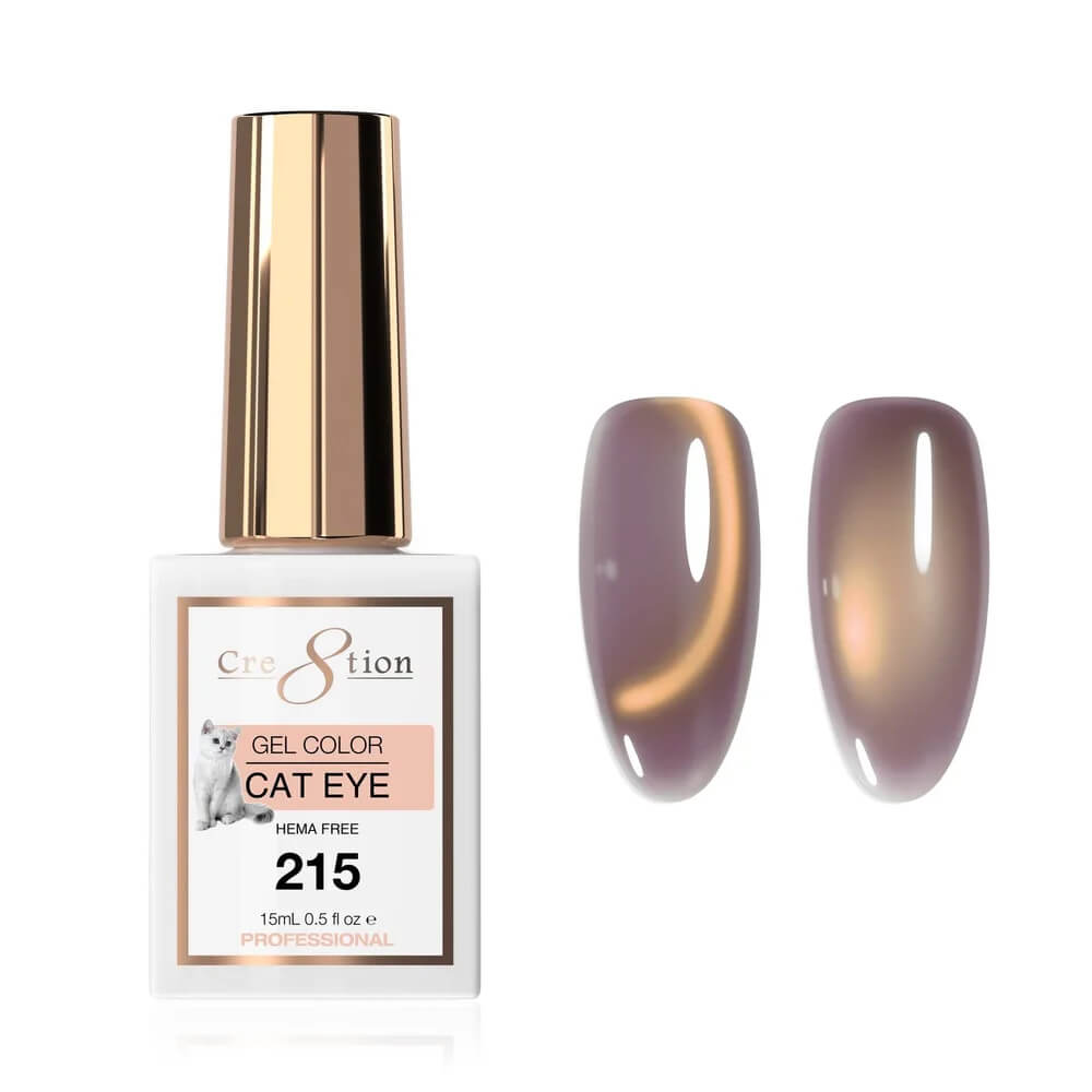 Cre8tion Soak Off  Gel Cat Eye 0.5 Oz #215