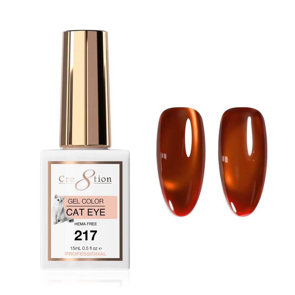 Cre8tion Soak Off  Gel Cat Eye 0.5 Oz #217