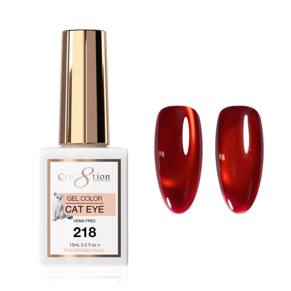 Cre8tion Soak Off  Gel Cat Eye 0.5 Oz #218