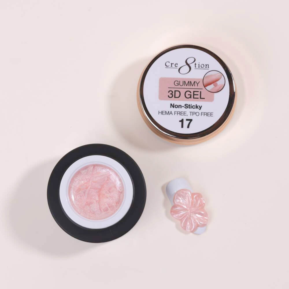 Cre8tion Gummy 3D Gel Non-sticky 0.26 oz in Jar - #17