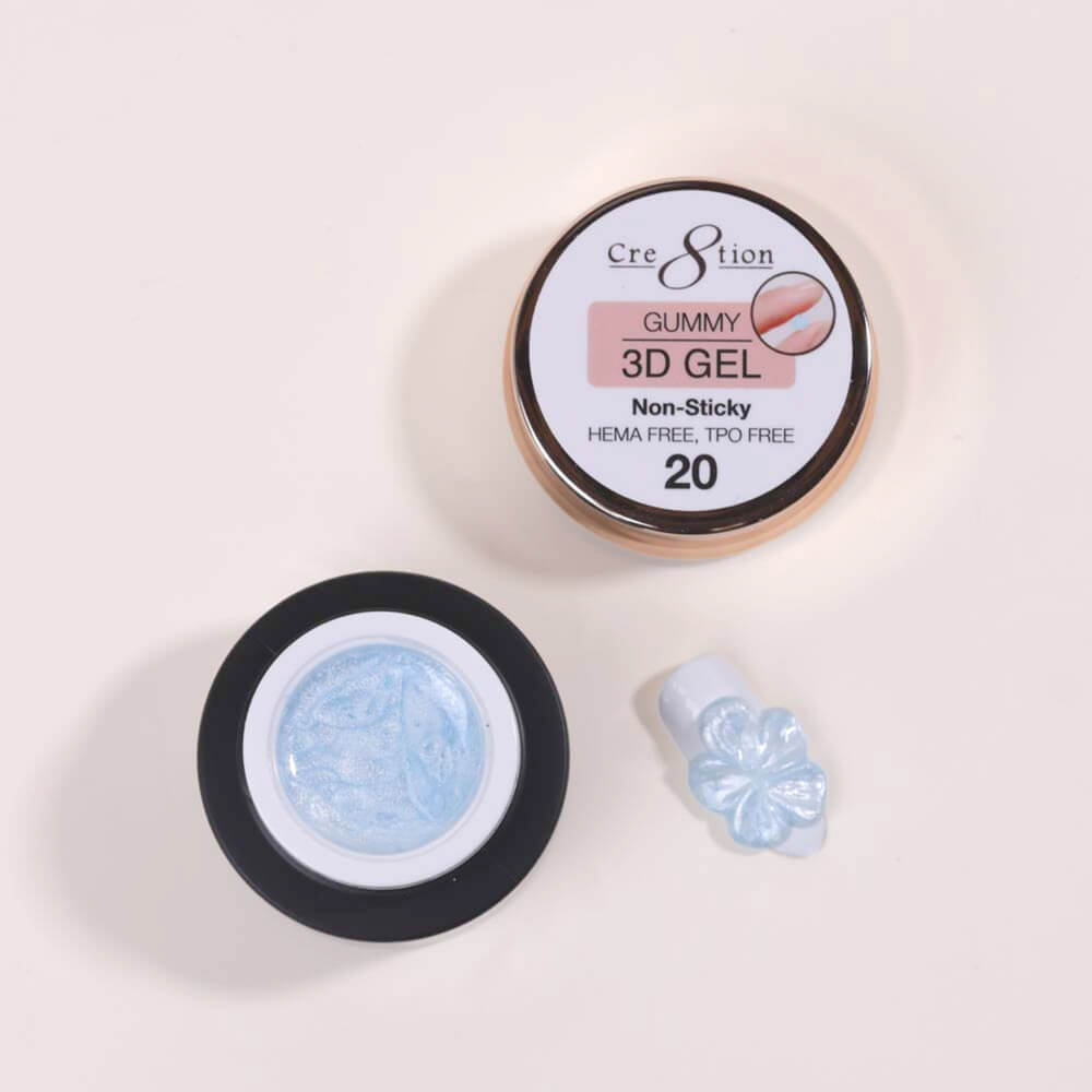 Cre8tion Gummy 3D Gel Non-sticky 0.26 oz in Jar - #20