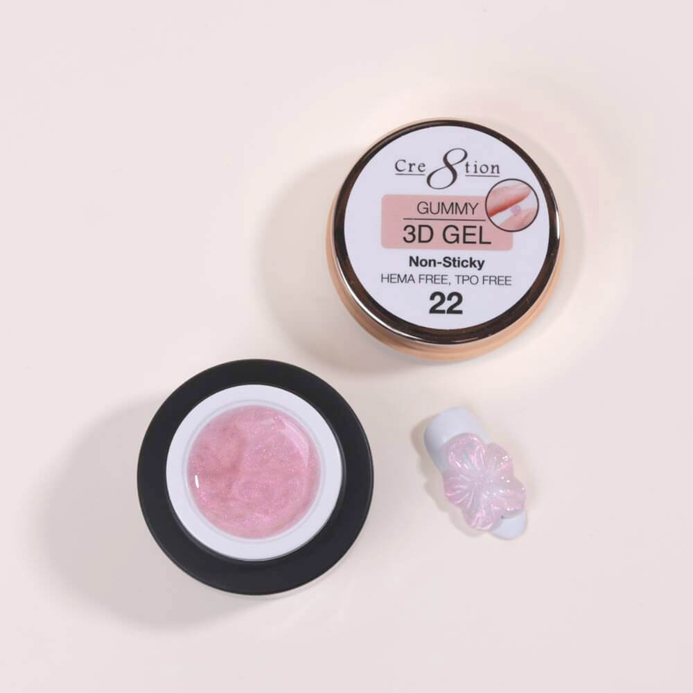 Cre8tion Gummy 3D Gel Non-sticky 0.26 oz in Jar - #22