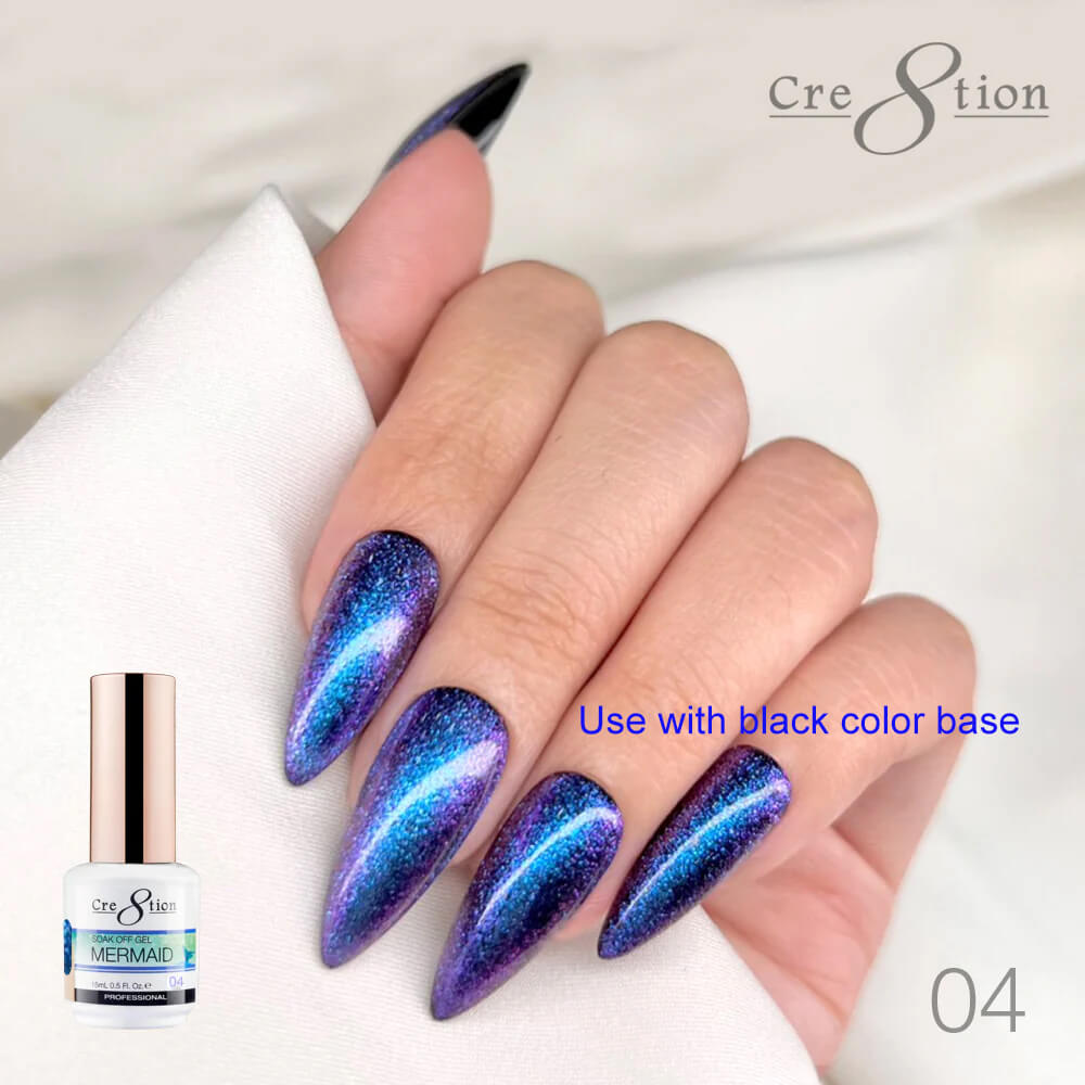 Cre8tion Soak Off Gel - Mermaid Collection #04