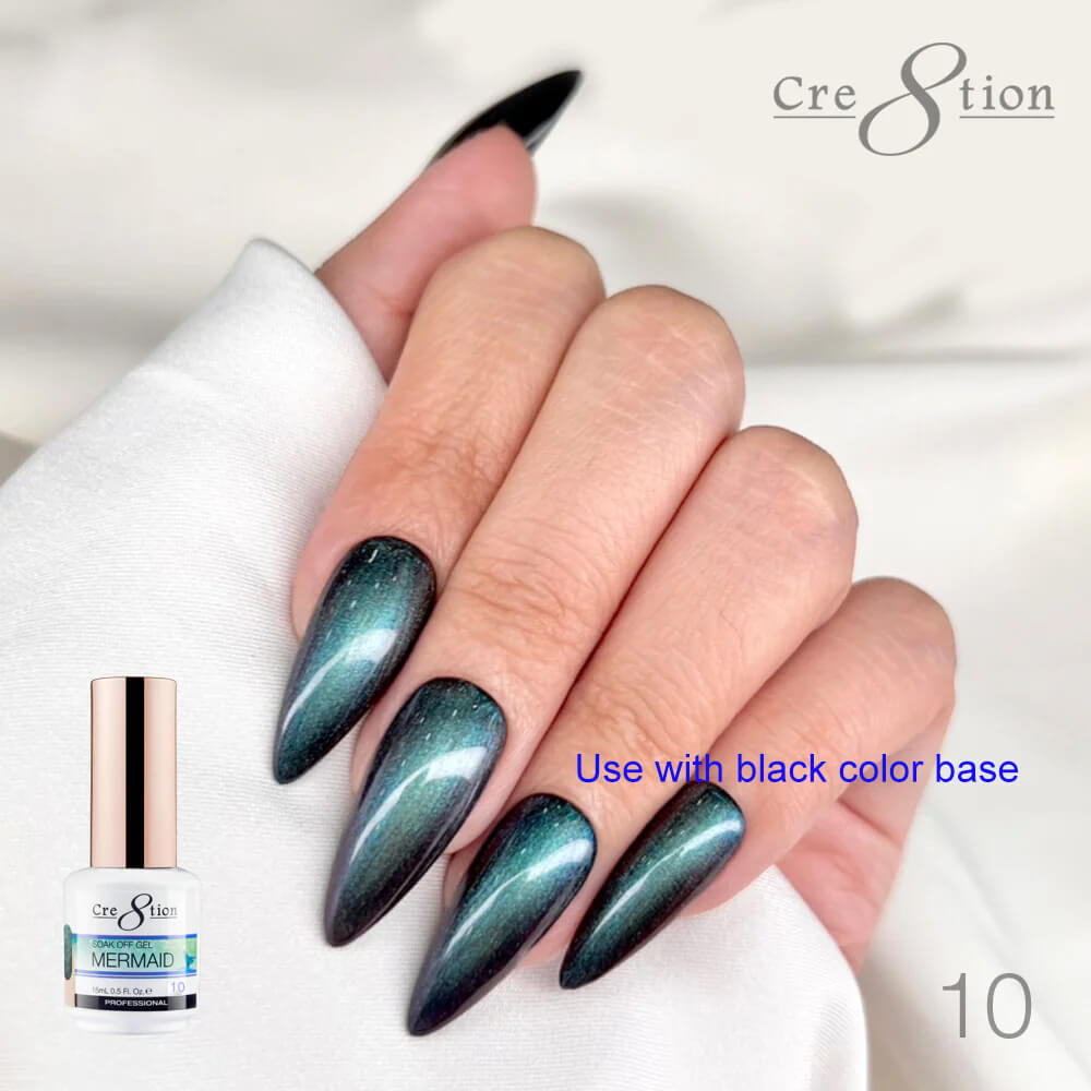 Cre8tion Soak Off Gel - Mermaid Collection #10