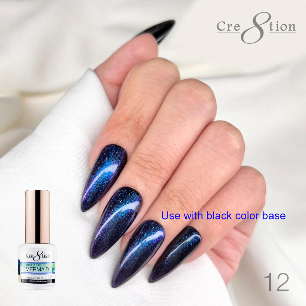 Cre8tion Soak Off Gel - Mermaid Collection #12