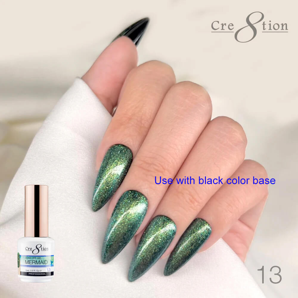 Cre8tion Soak Off Gel - Mermaid Collection #13