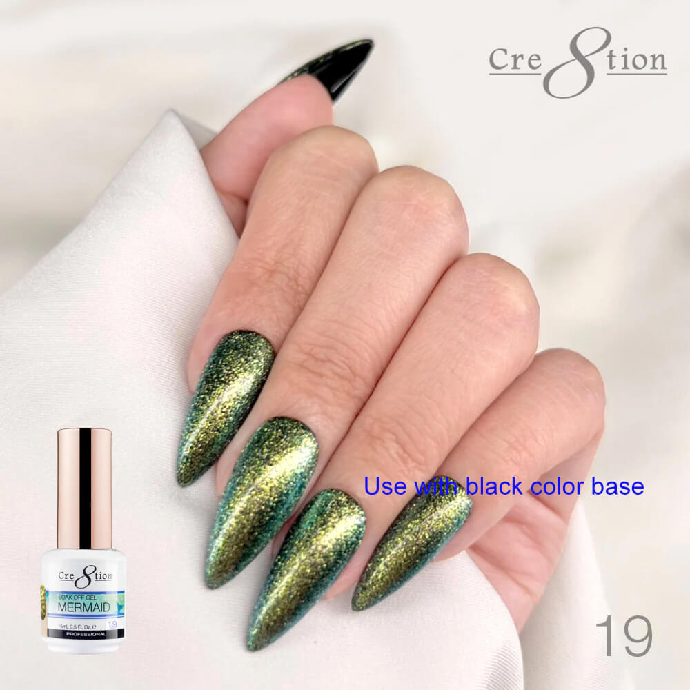 Cre8tion Soak Off Gel - Mermaid Collection #19