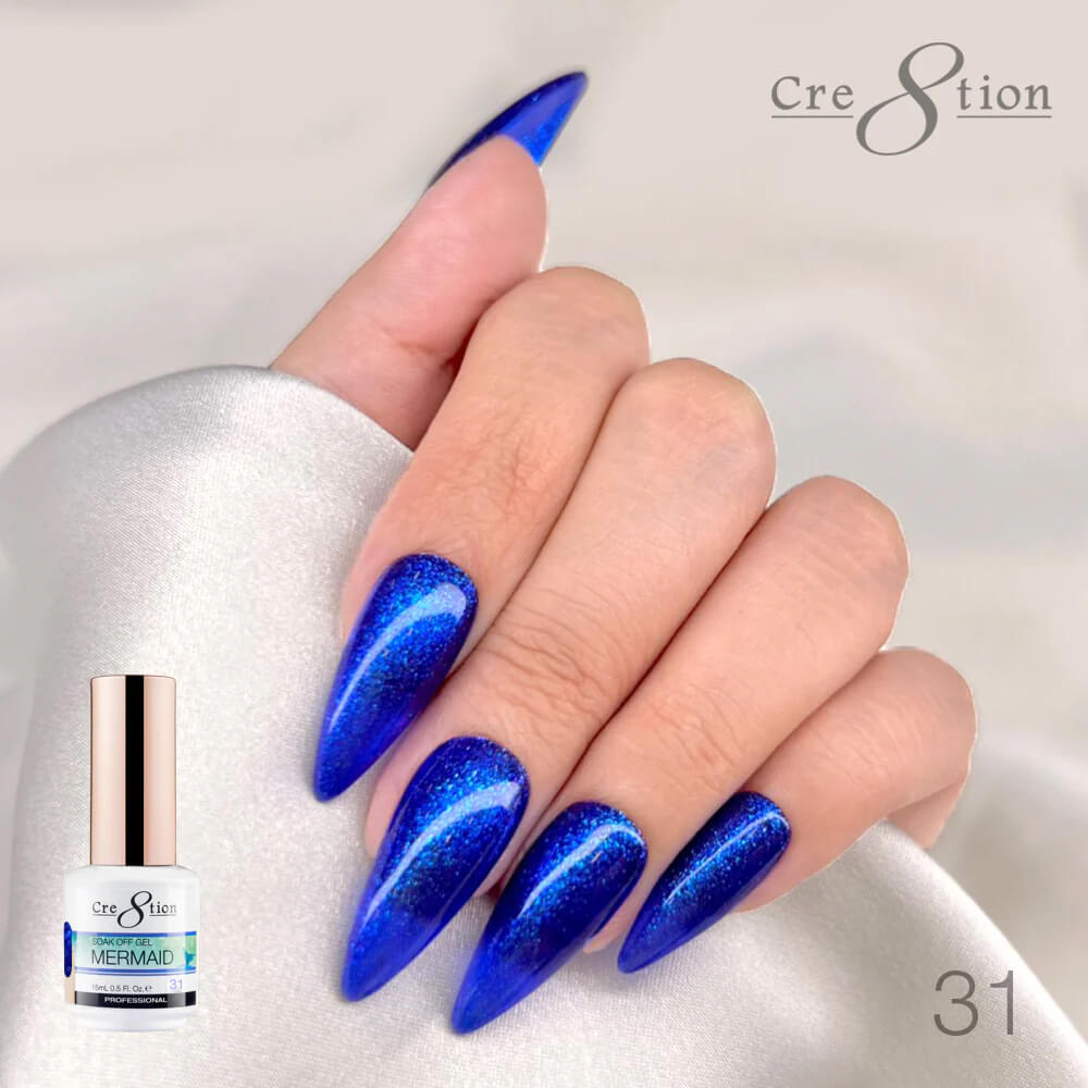 Cre8tion Soak Off Gel - Mermaid Collection #31