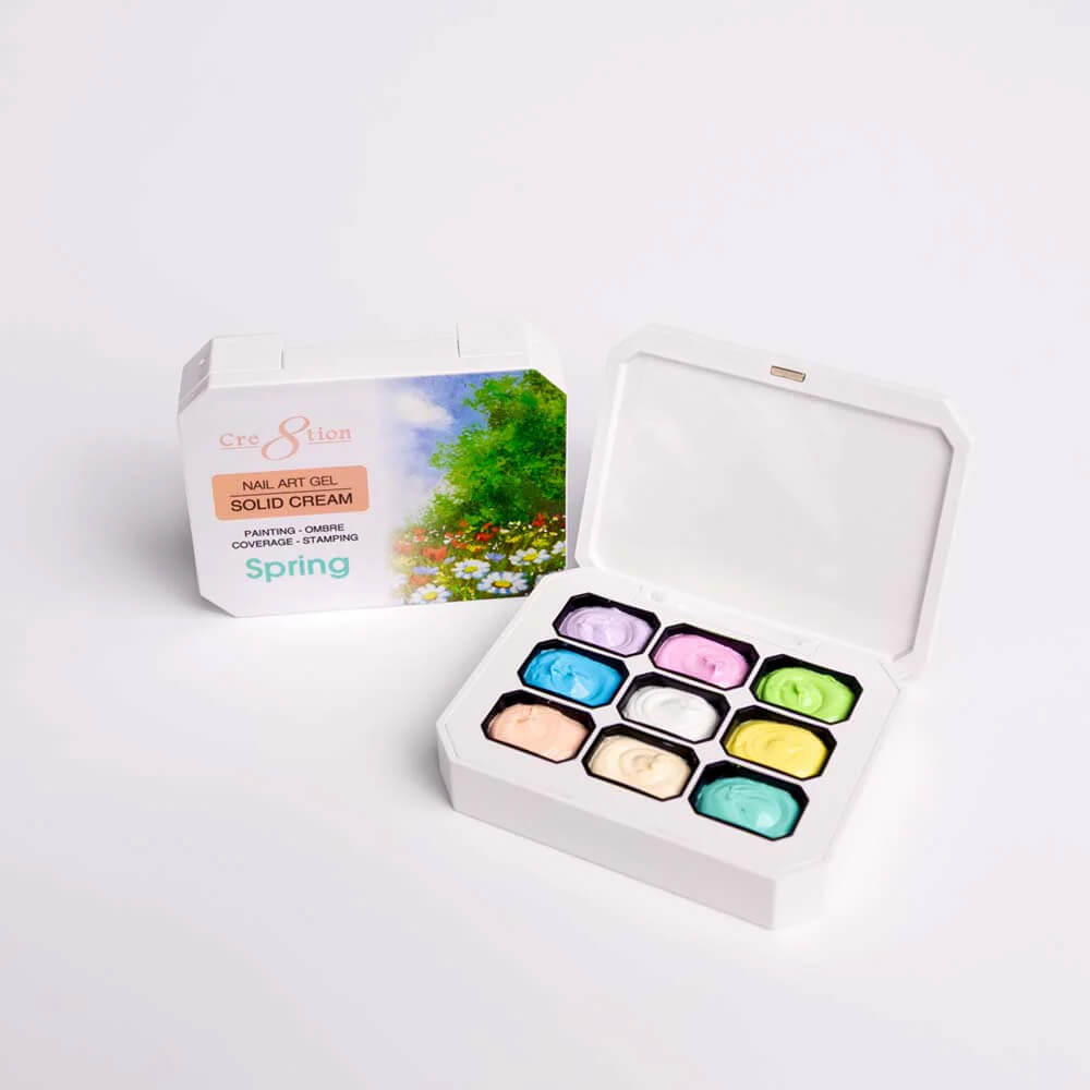 Cre8tion Nail Art Gel - Solid Cream Collection - Spring