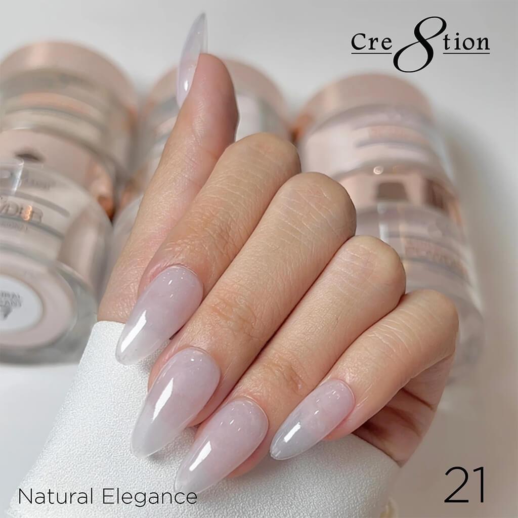 Cre8tion Acrylic Powder 4 Oz - Natural Elegance #21