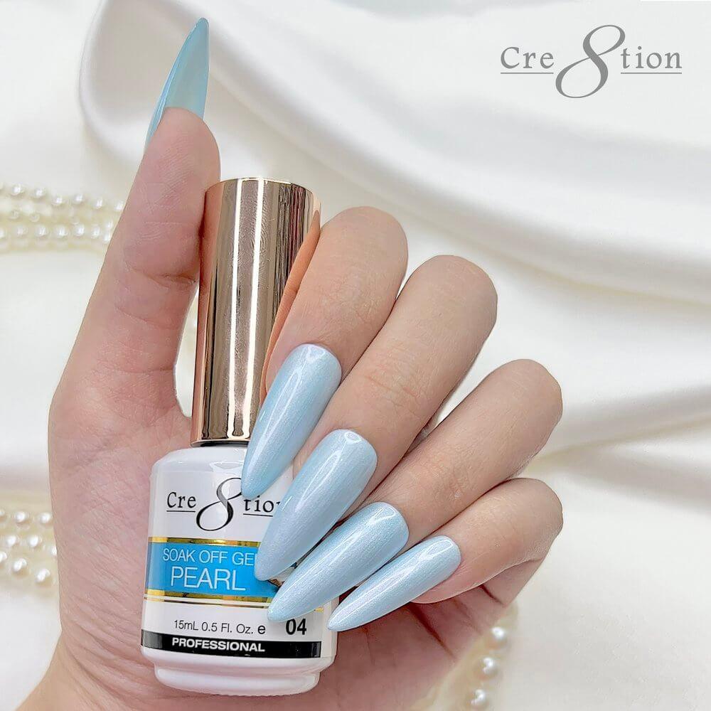 Cre8tion Soak Off Gel 0.5 Oz - Pearl Collection #04