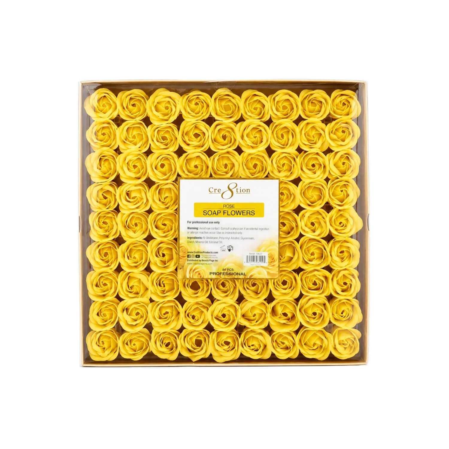 Cre8tion Soap Flower - Yellow