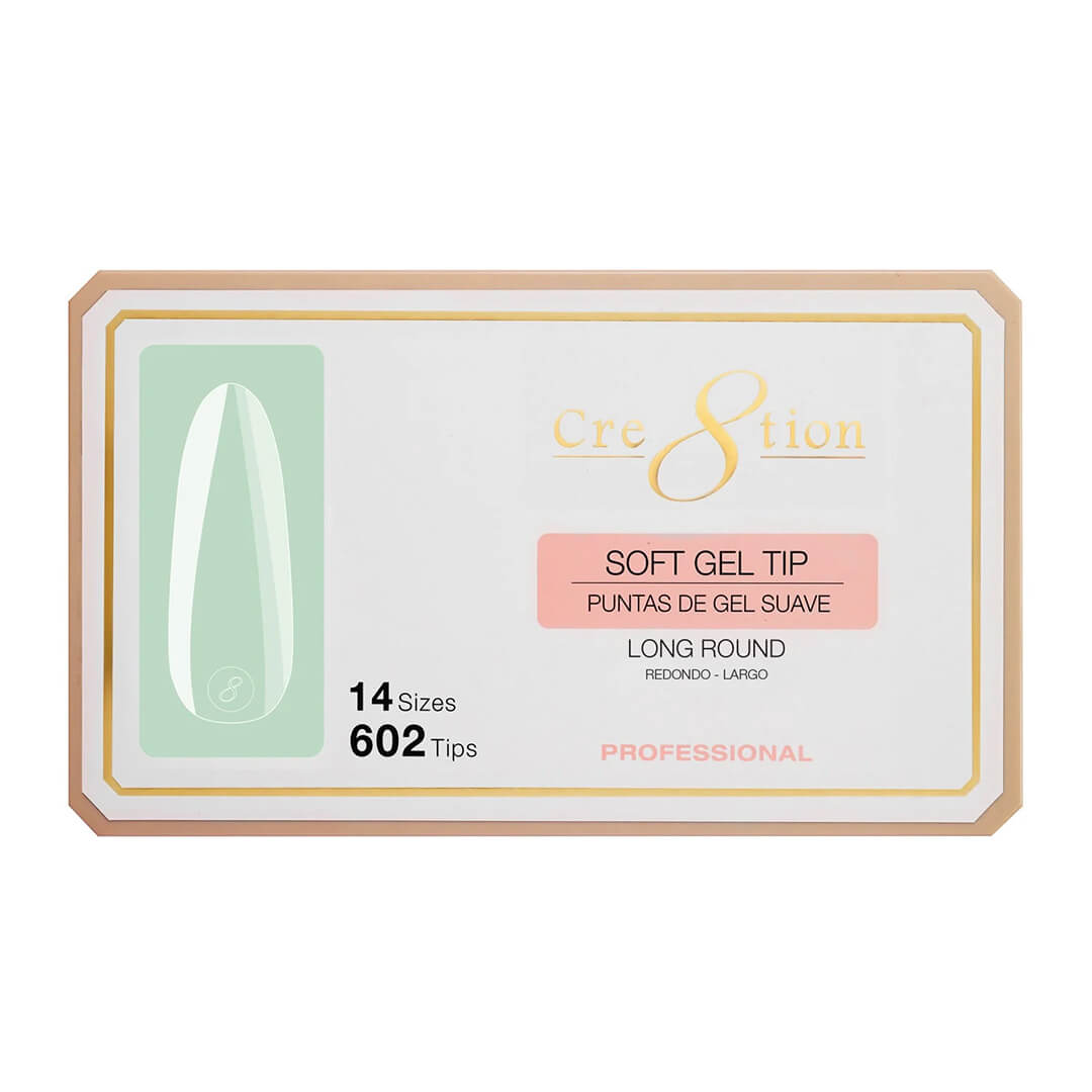 Cre8tion Soft Gel Tips - Long Round