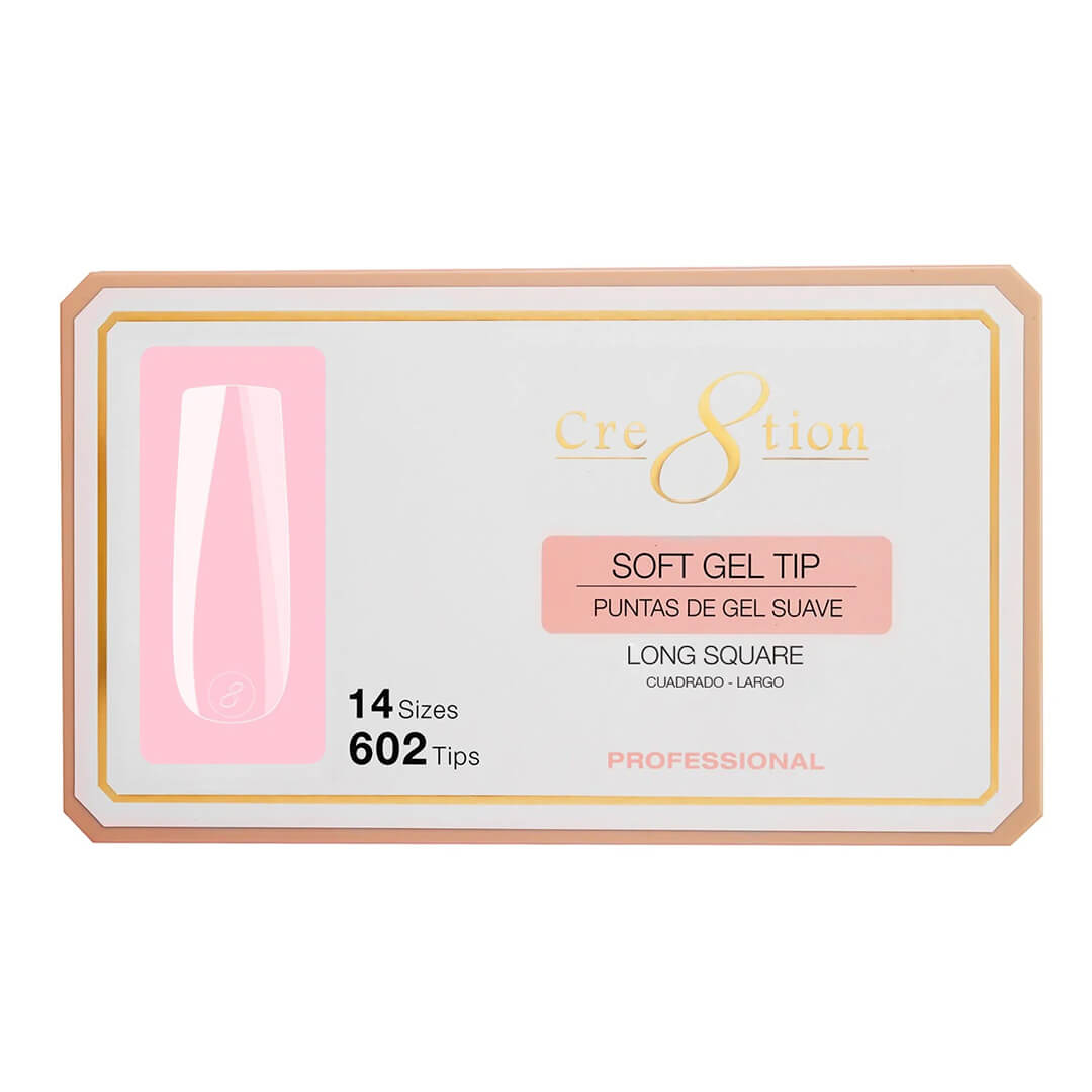 Cre8tion Soft Gel Tips - Long Square
